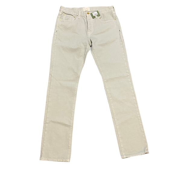 Sid Mashburn Slim Straight Jeans Light Green Men's 35x32 - Picture 1 of 5